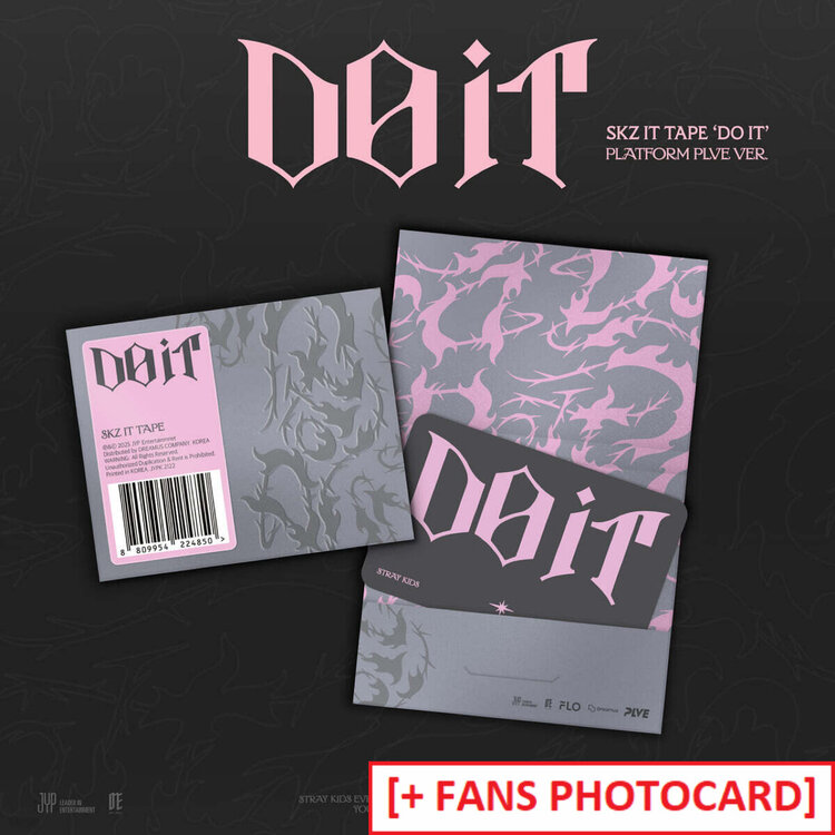 STRAY KIDS (스트레이 키즈) - SKZ IT TAPE "DO IT" - [PLATFORM PLVE VER.] - SPECIAL ALBUM + [JYP FANS PHOTOCARD]