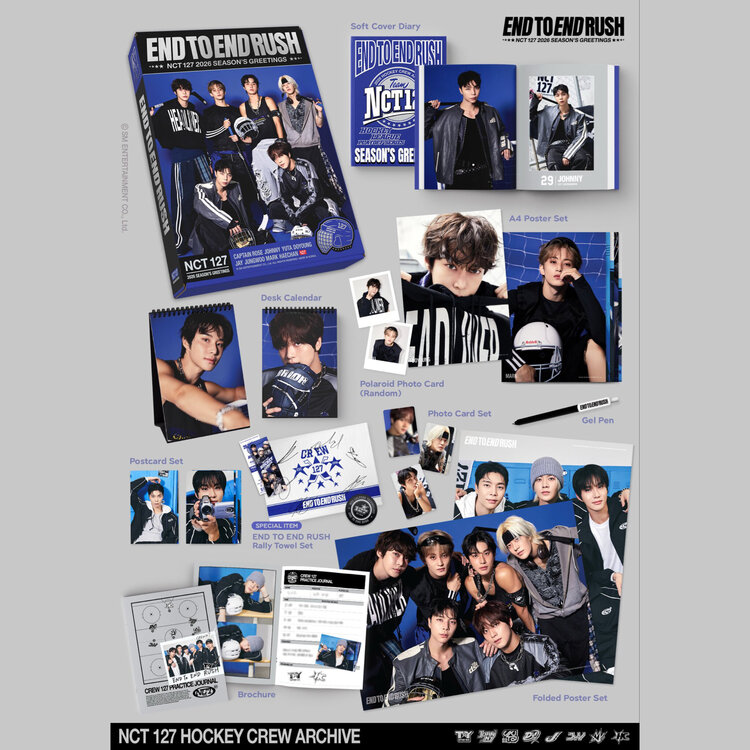 NCT127 - 2026 SEASON'S GREETINGS - [DESK CALENDAR] PACKAGE + [WITHMUU PHOTOCARD SET]
