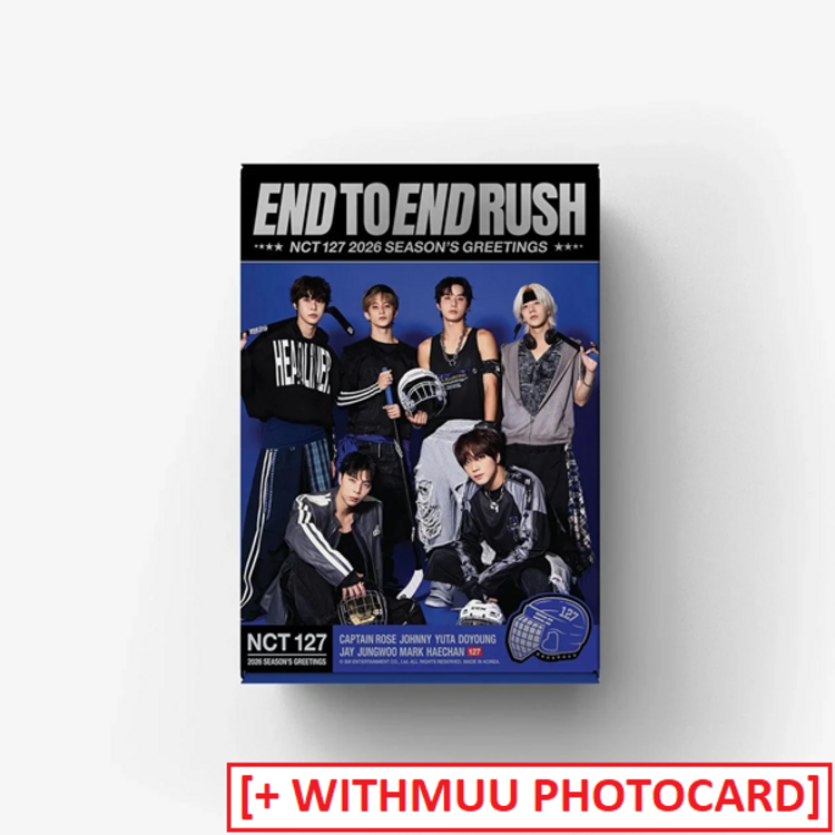 NCT 127 - 2026 SEASON'S GREETINGS - [DESK CALENDAR] PACKAGE + [WITHMUU PHOTOCARD SET]