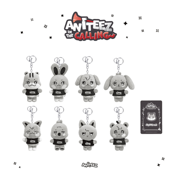 ATEEZ (에이티즈) - [ANITEEZ IN THE CALLING] PLUSH KEYRING - OFFICIAL MD