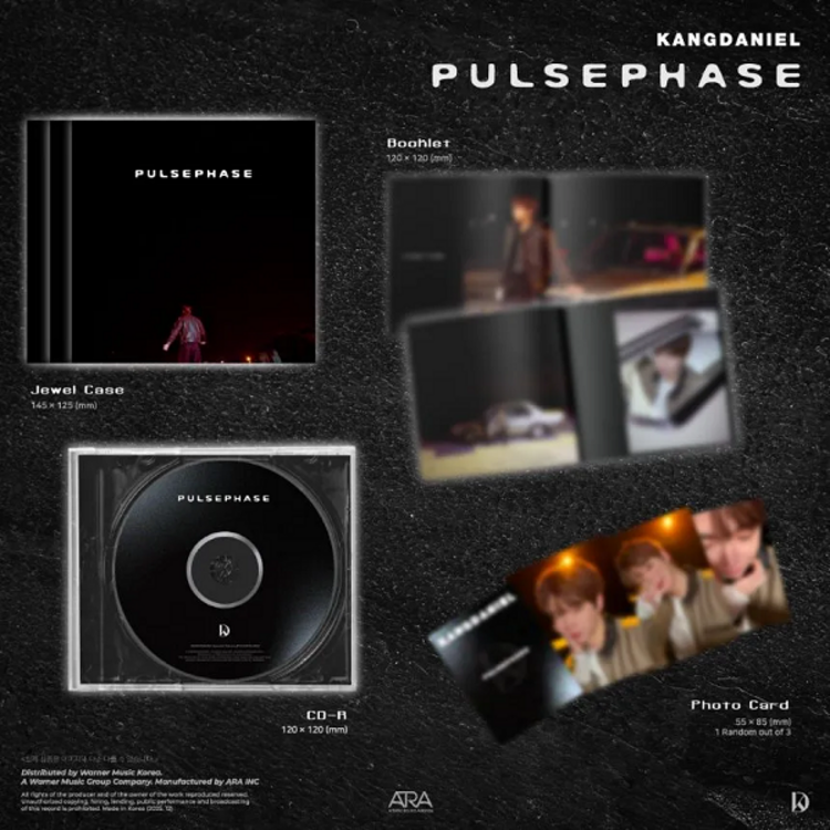 KANG DANIEL (강다니엘) - PULSEPHASE - 1ST ENGLISH ALBUM