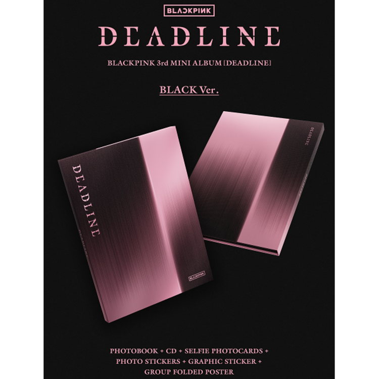 [PREORDER] BLACKPINK (블랙핑크) - DEADLINE - [BLACK / PINK VER.] - 3RD MINI ALBUM