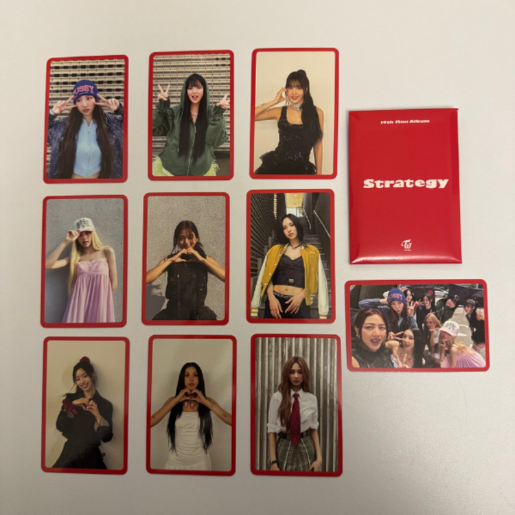 TWICE (트와이스) - STRATEGY POB PHOTOCARDS (STEP 1 VER.)