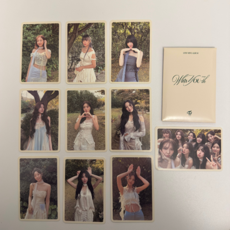 TWICE (트와이스) - WITH YOU-TH POB PHOTOCARDS (FOREVER VER.)