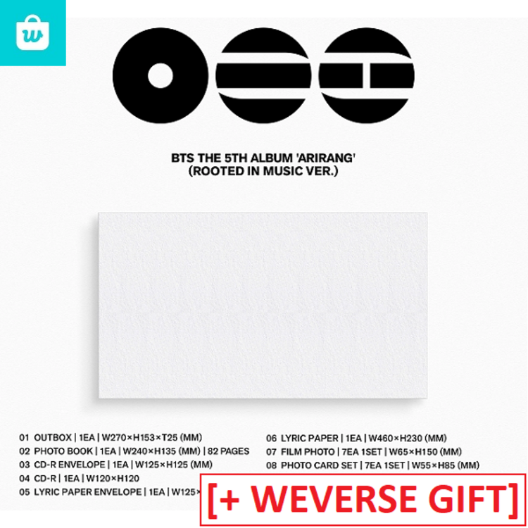 [PREORDER] BTS (방탄소년단) - ARIRANG - 5TH ALBUM + [WEVERSE GIFT]
