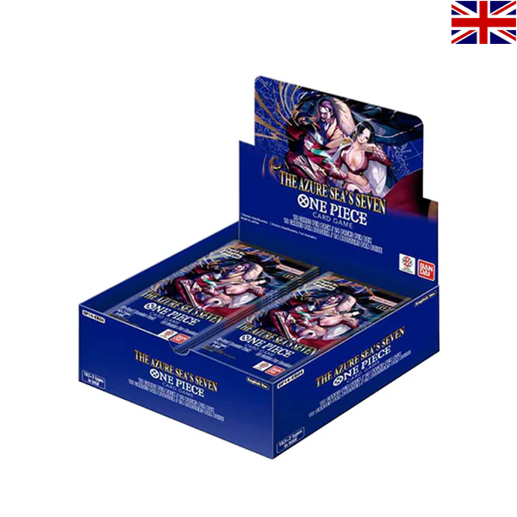 BANDAI ONE PIECE TCG - DISPLAY [24 BOOSTERS] [OP14] "THE AZURE SEA'S SEVEN" - ENGLISH EDITION