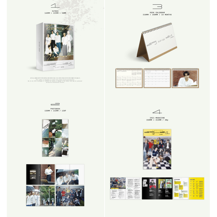 ENHYPEN (엔하이픈) - 2026 SEASON'S GREETINGS - [DESK CALENDAR + DIGITAL CODE SET] PACKAGE