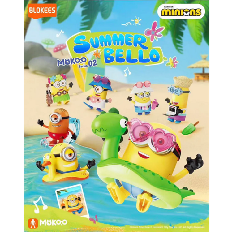 BLOKEES BLOKEES - MINIONS - MOKOO SERIES 02 [SUMMER BELLO] - BLINDBOX FIGURE