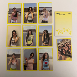 TWICE (트와이스) - THIS IS FOR POB PHOTOCARDS (IS VER.)