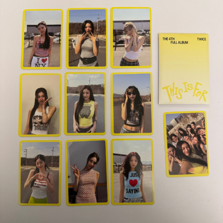 TWICE (트와이스) - THIS IS FOR POB PHOTOCARDS (IS VER.)
