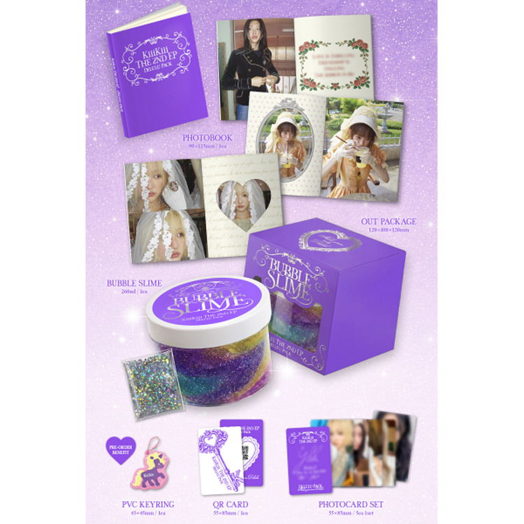 [PREORDER] KIIIKIII (키키) - DELULU PACK - [BUBBLE VER.] - 2ND EP