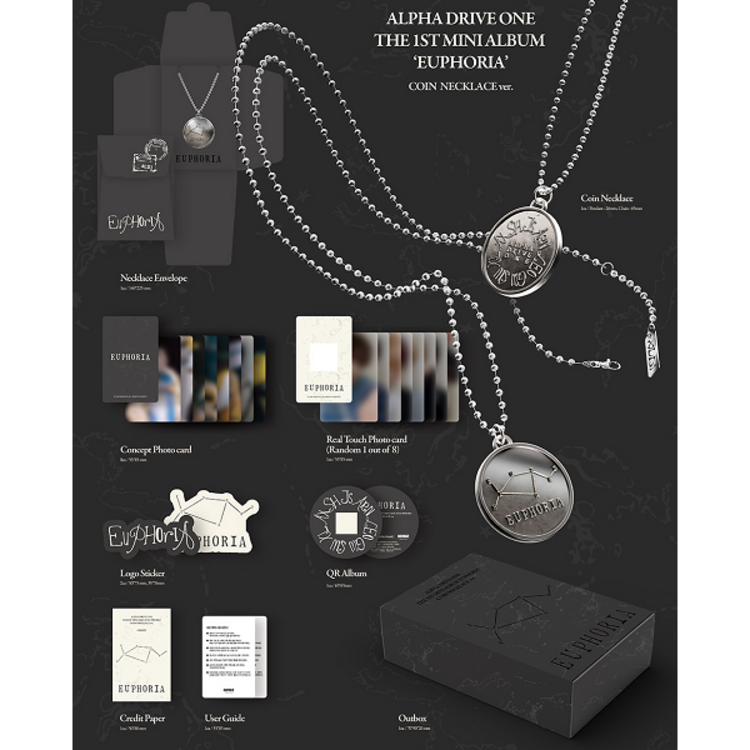 ALPHA DRIVE ONE (알파드라이브원) - EUPHORIA - [COIN NECKLACE / LIMITED VER.] - 1ST MINI ALBUM