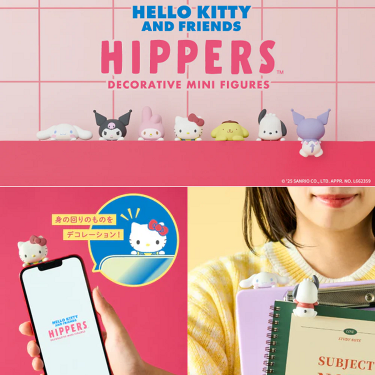 HELLO KITTY AND FRIENDS - HIPPERS - BLINDBOX DECORATIVE FIGURE