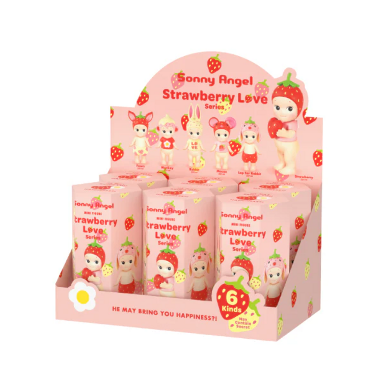 SONNY ANGEL -  [STRAWBERRY LOVE SERIES] - BLINDBOX DECORATIVE FIGURE