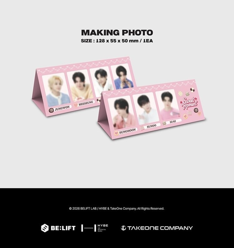 [PREORDER] ENHYPEN (엔하이픈) - "WORLD" COUPON CARD COLLECTION [SWEET MOMENT  BASIC VER.]