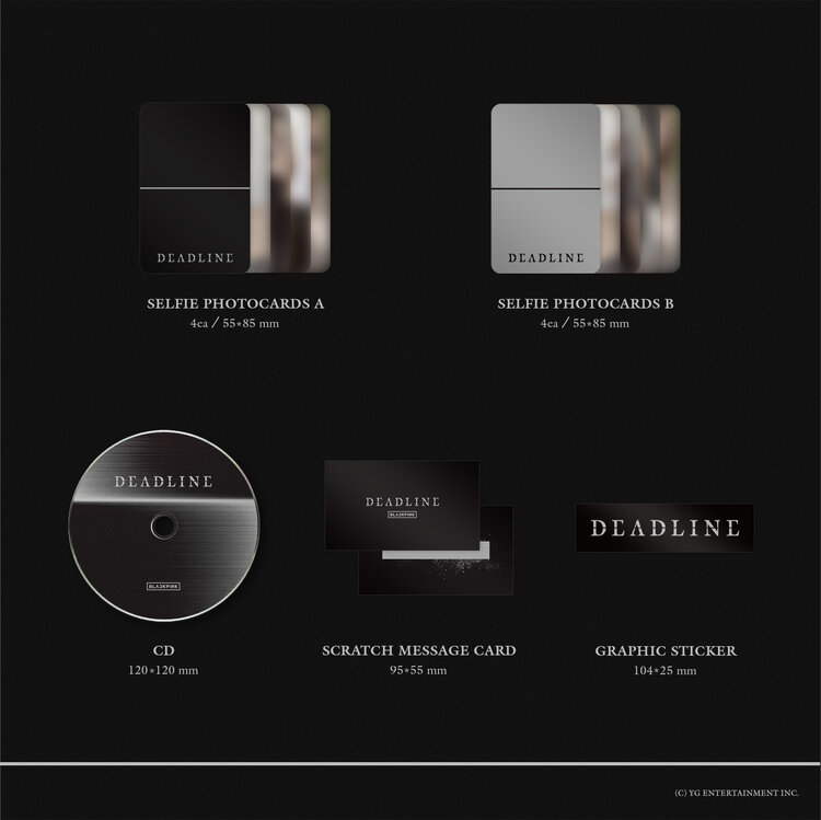 [PREORDER] BLACKPINK (블랙핑크) - DEADLINE - [GRAY VER.] - 3RD MINI ALBUM