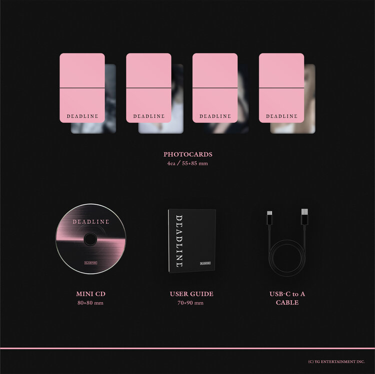 [PREORDER] BLACKPINK (블랙핑크) - DEADLINE - [MOOD LIGHT VER.] - 3RD MINI ALBUM