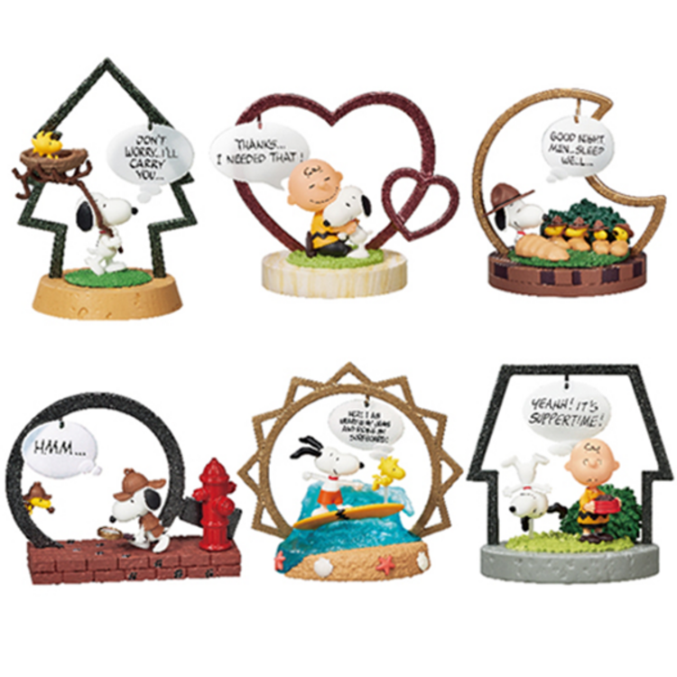 RE-MENT RE-MENT  - PEANUTS SNOOPY [FRAME ART COLLECTION] - BLINDBOX MINI FIGURE