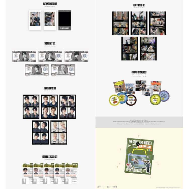 [PREORDER] TXT (투모로우바이투게더) - 2026 DECO KIT "THE GODS' FLEA MARKET" + [WEVERSE GIFT]