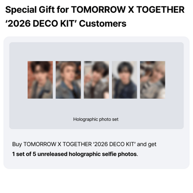 [PREORDER] TXT (투모로우바이투게더) - 2026 DECO KIT "THE GODS' FLEA MARKET" + [WEVERSE GIFT]