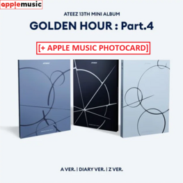 [PREORDER] ATEEZ (에이티즈) - GOLDEN HOUR PART.4 - 13TH MINI ALBUM + [APPLE MUSIC PHOTOCARD]