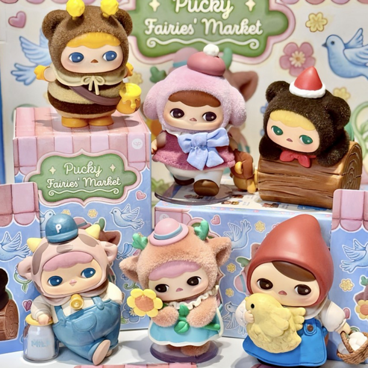 POP MART POP MART - PUCKY [FAIRIES' MARKET SERIES] - BLINDBOX MINI FIGURE