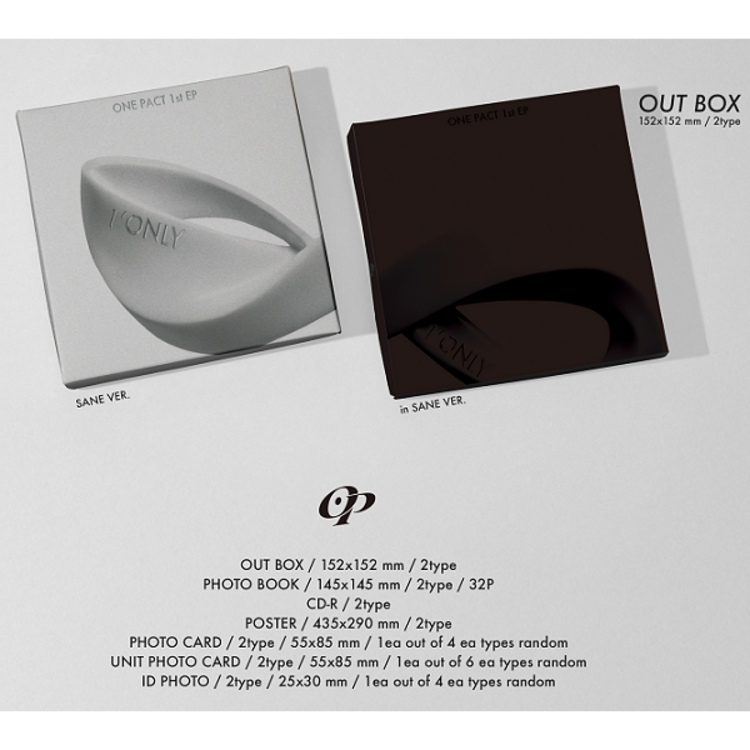 [PREORDER] ONE PACT (원팩트) - [1'ONLY] - 1ST EP