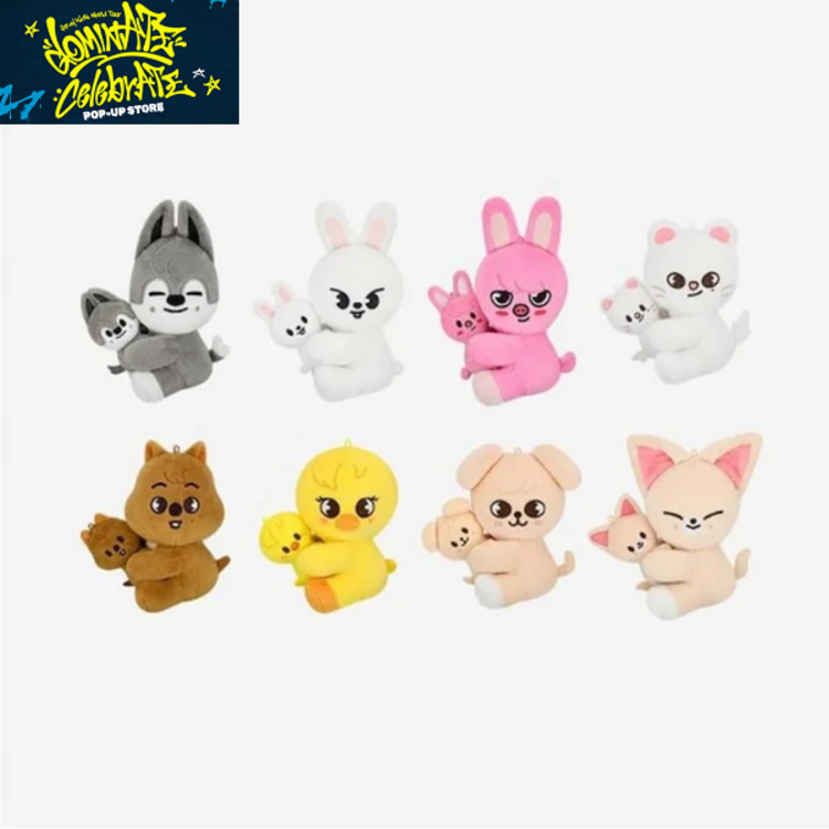 STRAY KIDS (스트레이 키즈) - [DOMINATE : CELEBRATE] SKZOO MAGNET PLUSH SET - POP UP STORE MD