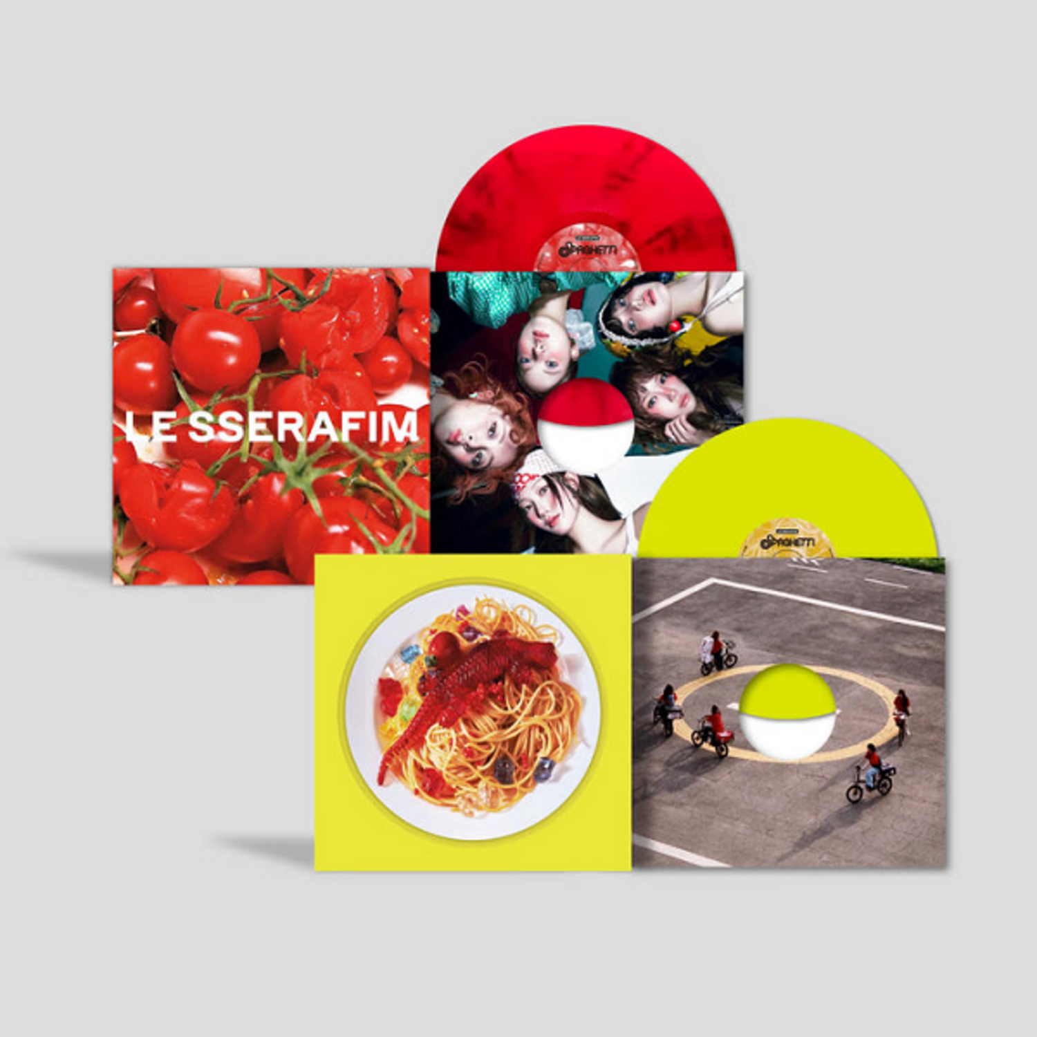 LE SSERAFIM (르세라핌) - SPAGHETTI - SINGLE ALBUM (VINYL) - SUPER