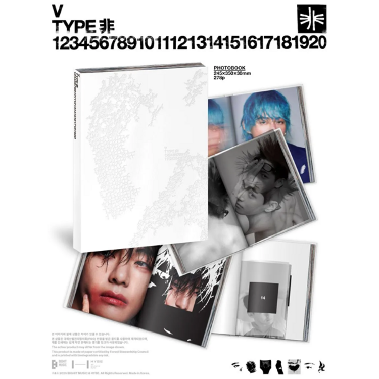 V (김태형) [BTS] - TYPE 非 [PHOTOBOOK] + [WEVERSE GIFT]