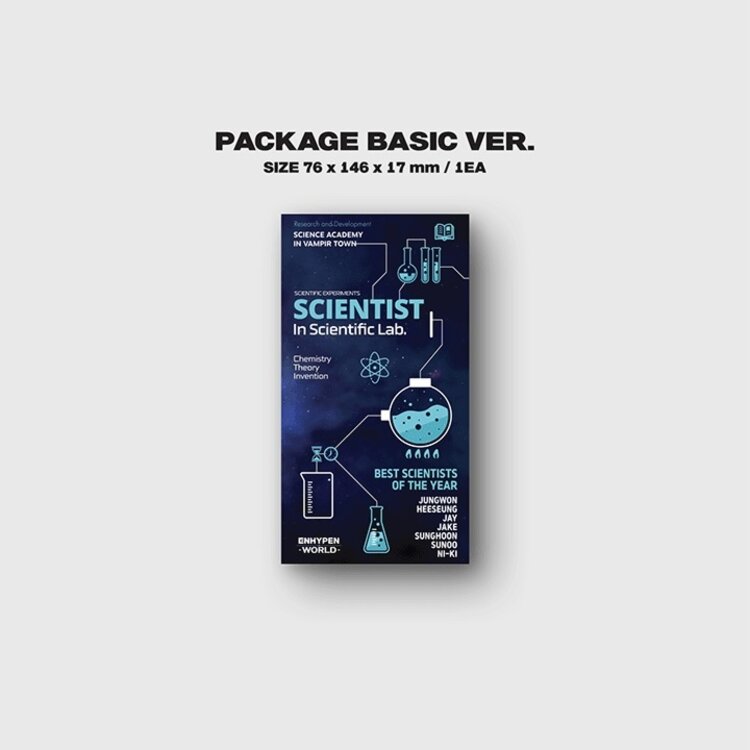 [PREORDER] ENHYPEN (엔하이픈) - "WORLD" COUPON CARD COLLECTION [SCIENTIST BASIC VER.]