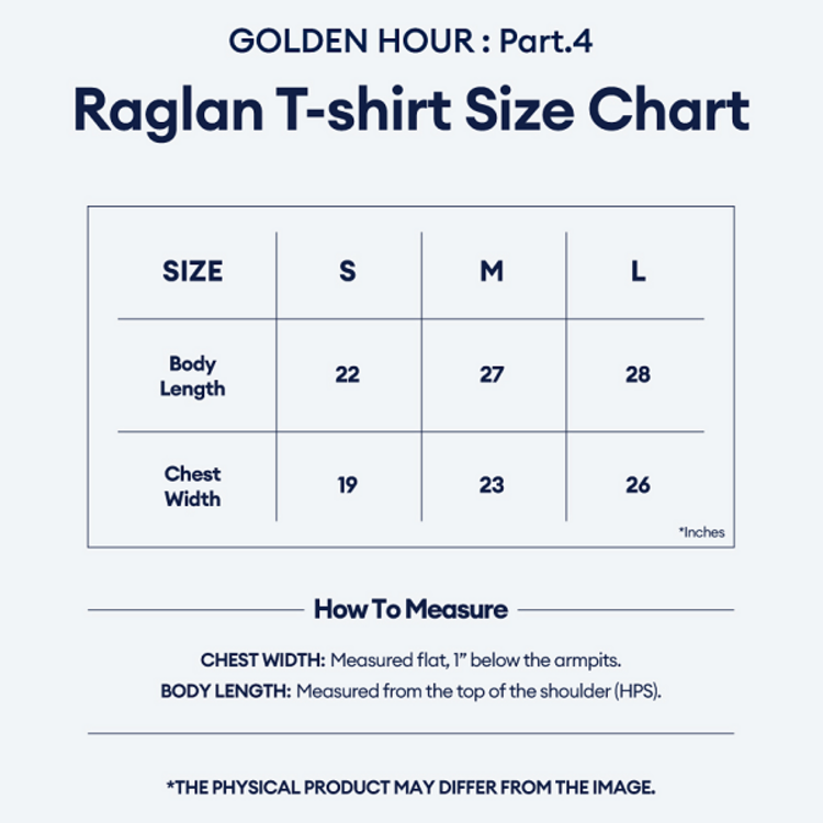 ATEEZ - GOLDEN HOUR PART.4 - RAGLAN T-SHIRT