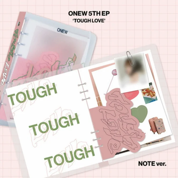 [PREORDER] ONEW (온유) [SHINEE] - TOUGH LOVE - [NOTE VER.] - 5TH EP