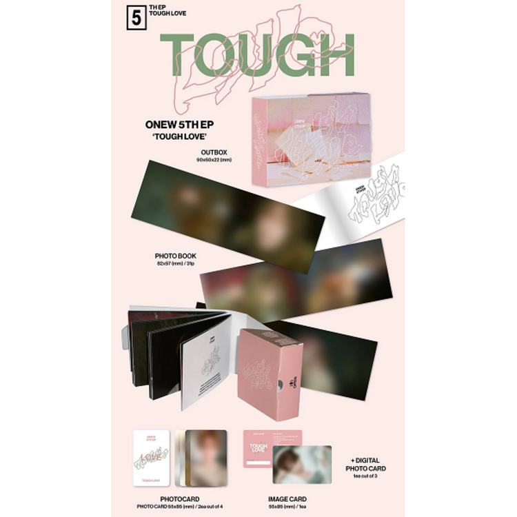 [PREORDER] ONEW (온유) [SHINEE] - TOUGH LOVE - [POCKET BOOK VER.] - 5TH EP