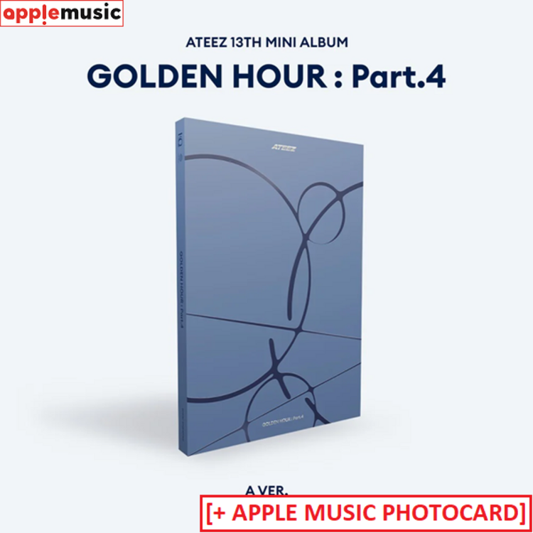 ATEEZ (에이티즈) - GOLDEN HOUR PART.4 - 13TH MINI ALBUM + [APPLE MUSIC PHOTOCARD]