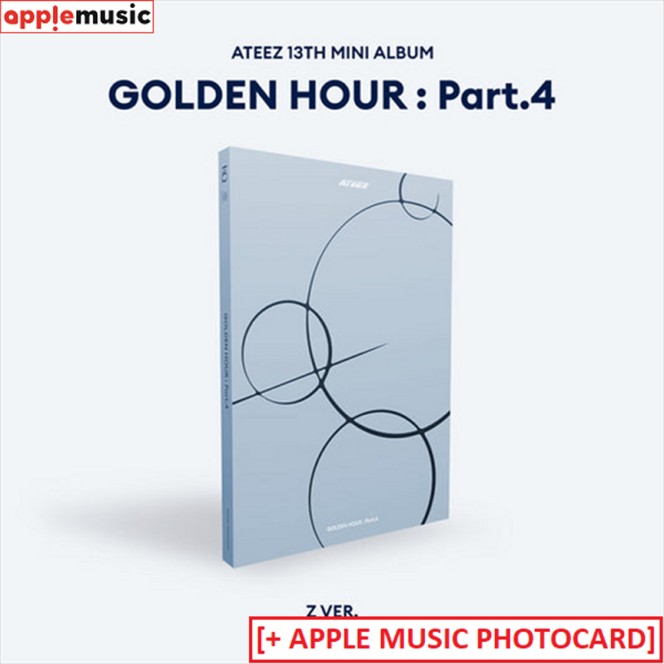ATEEZ (에이티즈) - GOLDEN HOUR PART.4 - 13TH MINI ALBUM + [APPLE MUSIC PHOTOCARD]