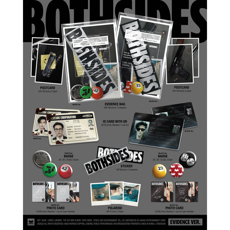 [PREORDER] NCT JNJM - BOTH SIDES - [SMART ALBUM VER.] - 1ST MINI ALBUM