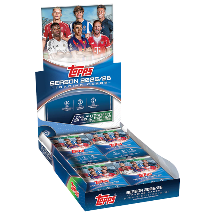 TOPPS - UEFA CLUB COMPETITIONS [2025/26] - HOBBY BOX