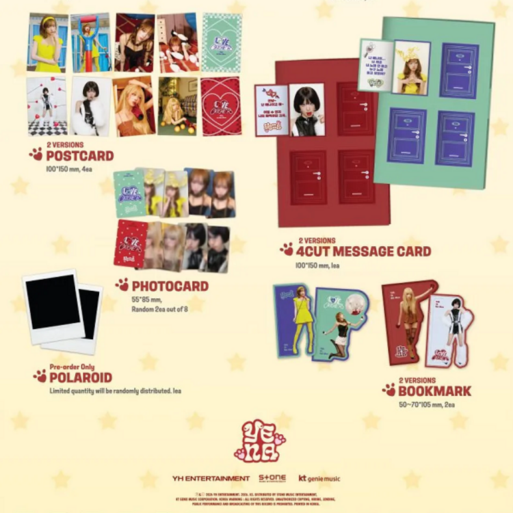 [PREORDER] CHOI YENA (예나) - LOVE CATCHER - 5TH MINI ALBUM