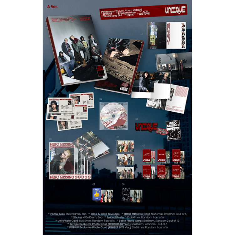 P1HARMONY - UNIQUE - EUROPE POP-UP EXCLUSIVE