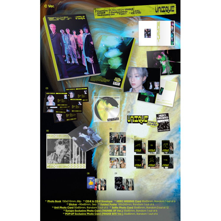 P1HARMONY - UNIQUE - EUROPE POP-UP EXCLUSIVE