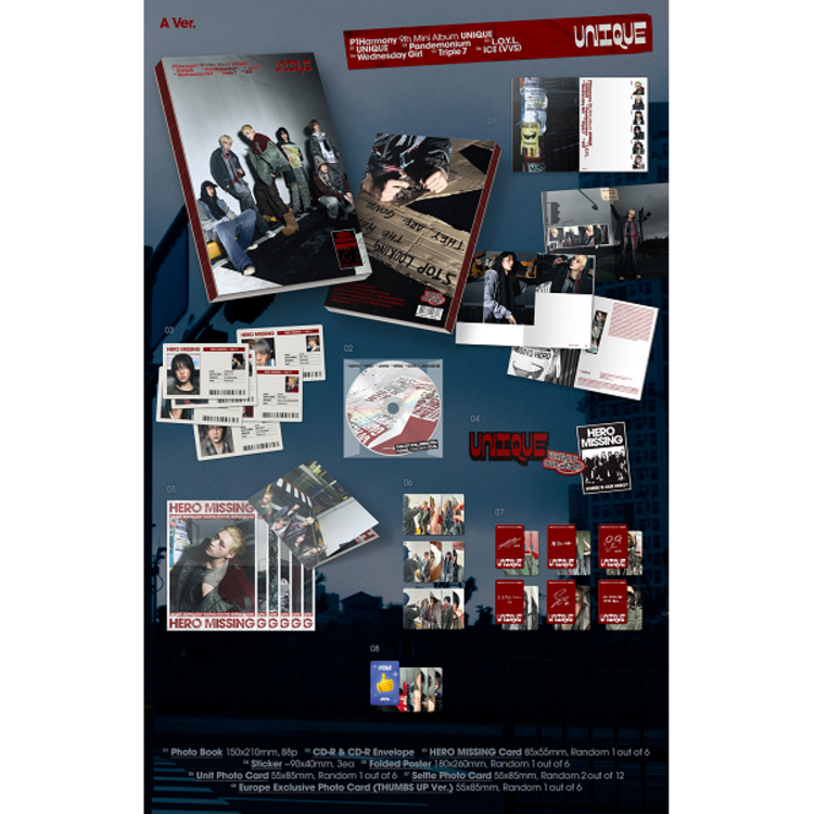 [SIGNED] P1HARMONY - UNIQUE - EUROPE EXCLUSIVE