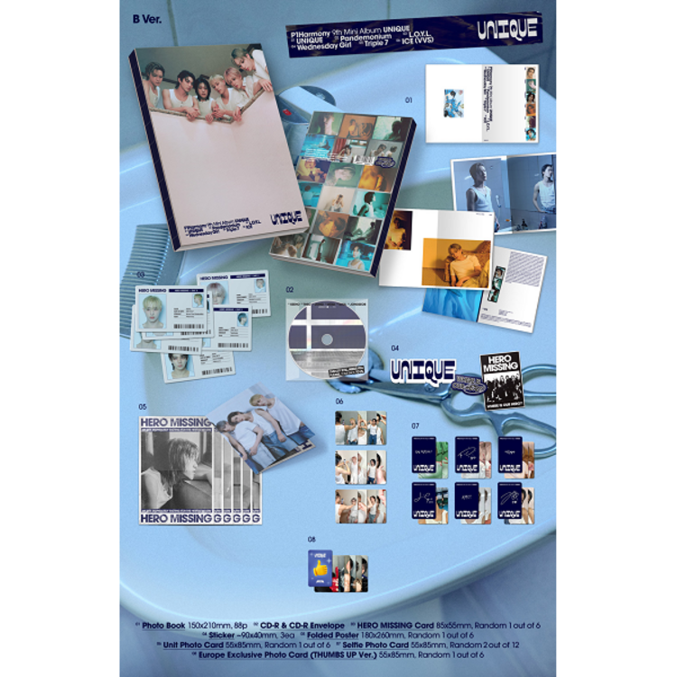 [SIGNED] P1HARMONY - UNIQUE - EUROPE EXCLUSIVE