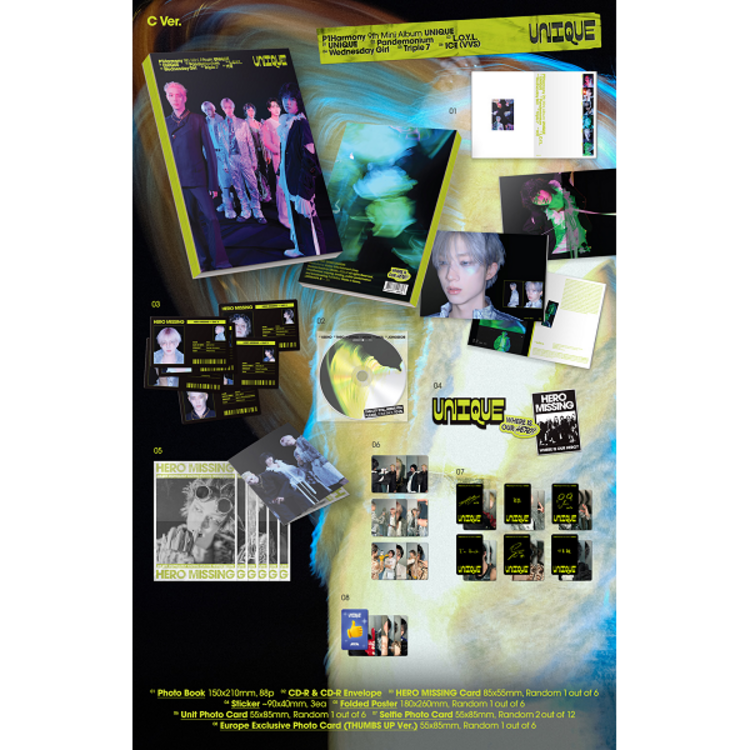 [SIGNED] P1HARMONY - UNIQUE - EUROPE EXCLUSIVE