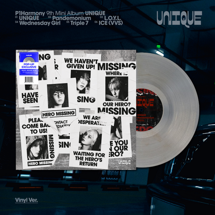 P1HARMONY - UNIQUE (VINYL) - POP-UP EXCLUSIVE