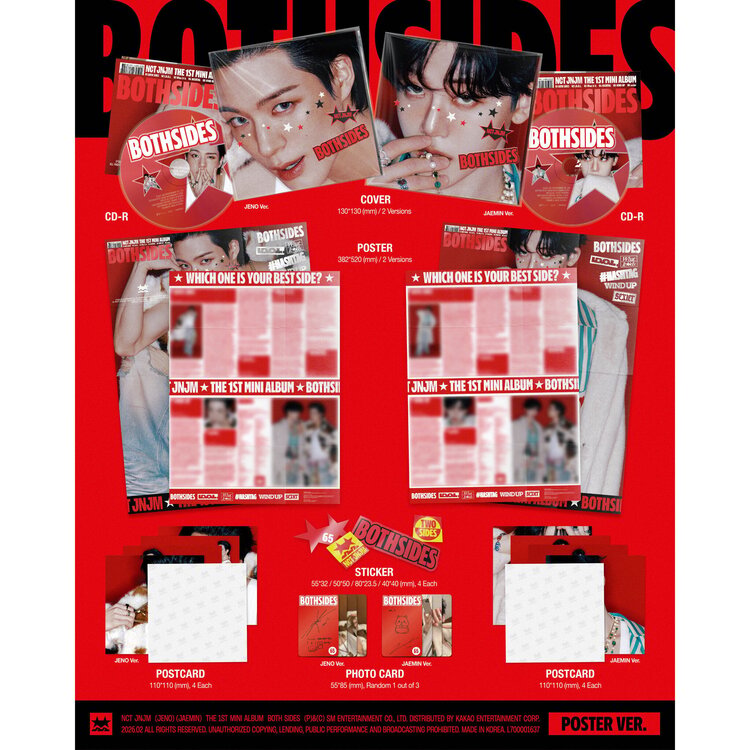 NCT JNJM - BOTH SIDES - [POSTER VER.] - 1ST MINI ALBUM