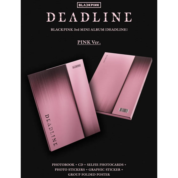 BLACKPINK (블랙핑크) - DEADLINE - [BLACK / PINK VER.] - 3RD MINI ALBUM
