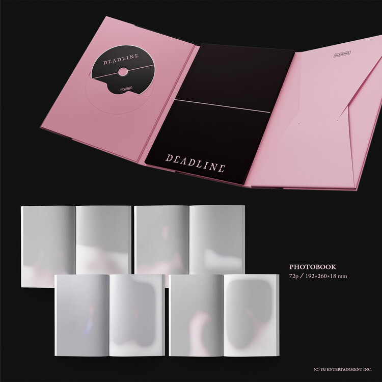 BLACKPINK (블랙핑크) - DEADLINE - [BLACK / PINK VER.] - 3RD MINI ALBUM