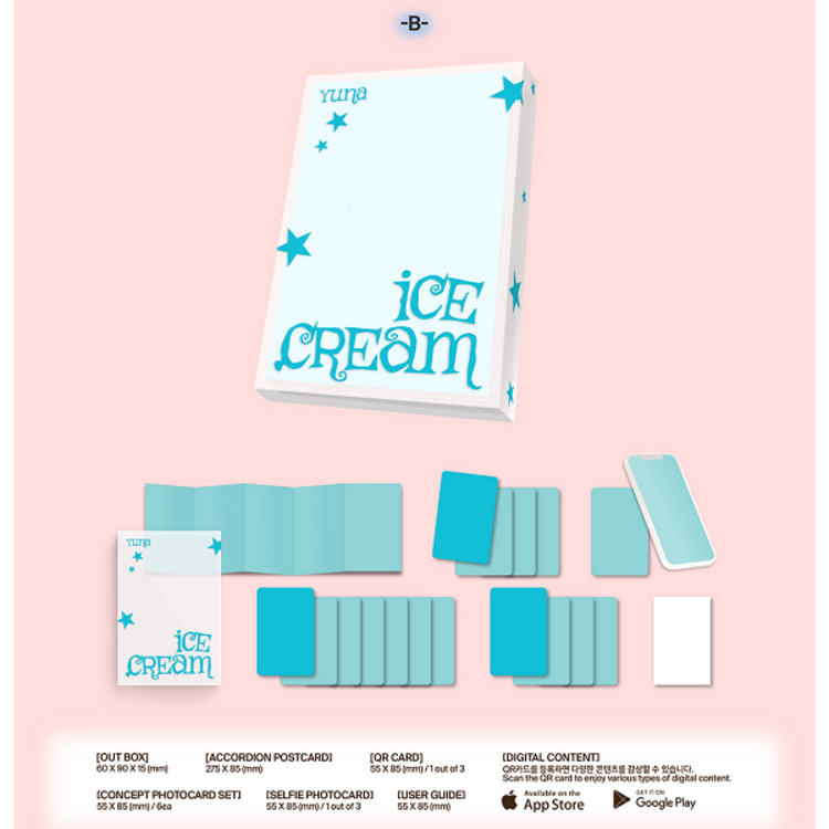 [PREORDER] YUNA (신유나) [ITZY] - ICE CREAM - [POCA ALBUM] - 1ST EP