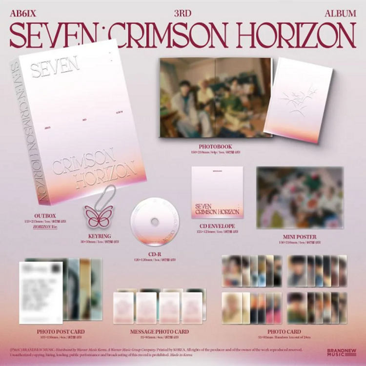 [PREORDER] AB6IX (에이비식스) - SEVEN : CRIMSON HORIZON - 3RD ALBUM